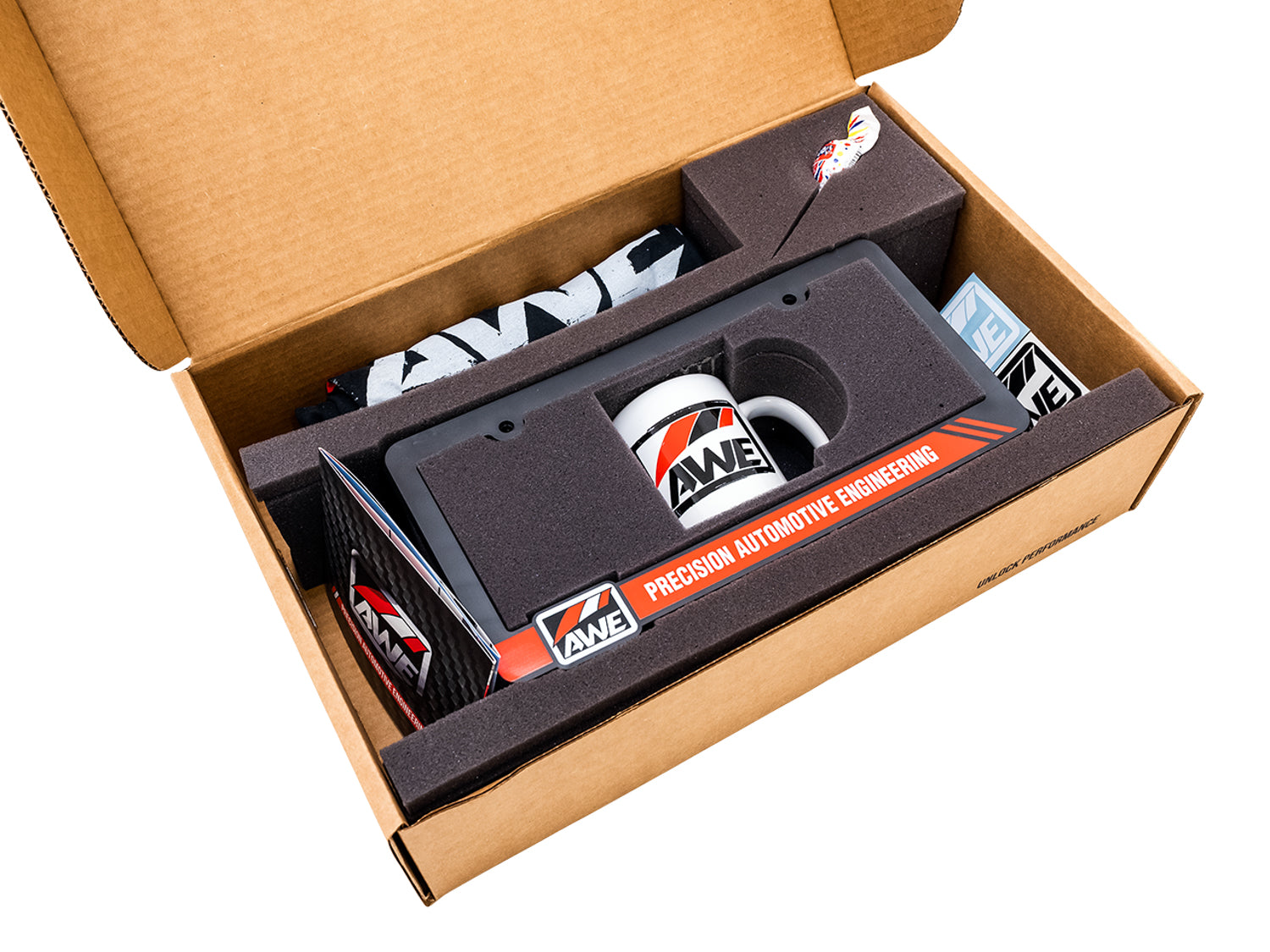 AWE Tuning GearBox merch kit