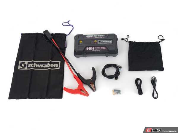 Schwaben 4-in-1 Jump Pack and Tire Inflator